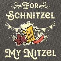 Oktoberfest Shirts For Schnitzel My Nitzel Funny Octoberfest Cotton Canvas Backpack