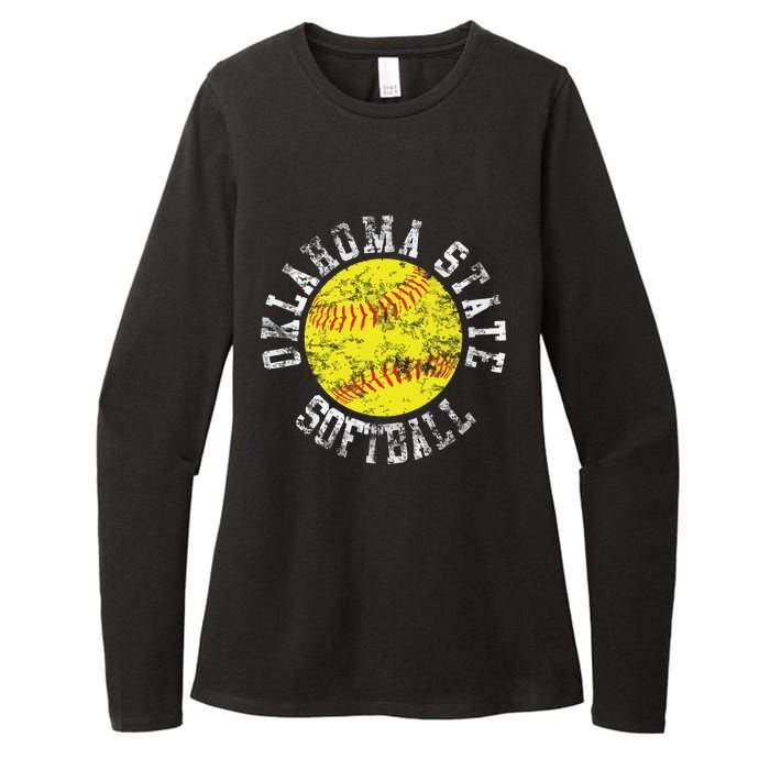 Oklahoma Softball Funny Womens CVC Long Sleeve Shirt