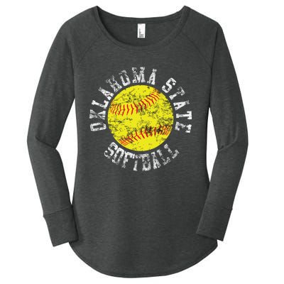 Oklahoma Softball Funny Women's Perfect Tri Tunic Long Sleeve Shirt