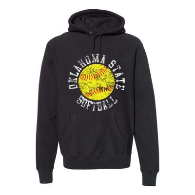 Oklahoma Softball Funny Premium Hoodie