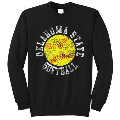 Oklahoma Softball Funny Tall Sweatshirt