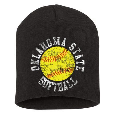 Oklahoma Softball Funny Short Acrylic Beanie