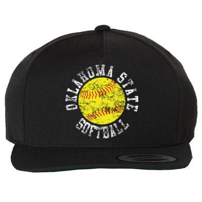 Oklahoma Softball Funny Wool Snapback Cap