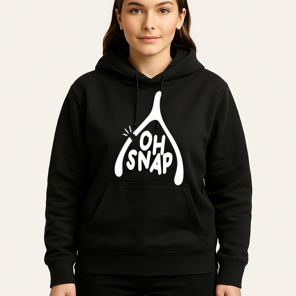 Oh Snap Funny Broken Bone Hoodie
