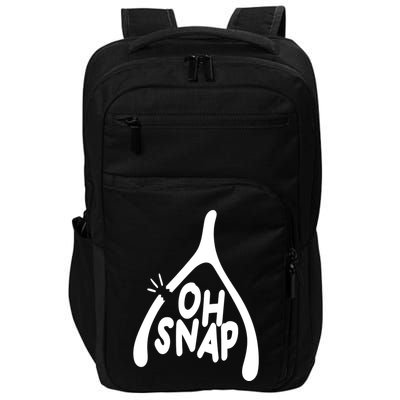 Oh Snap Funny Broken Bone Impact Tech Backpack