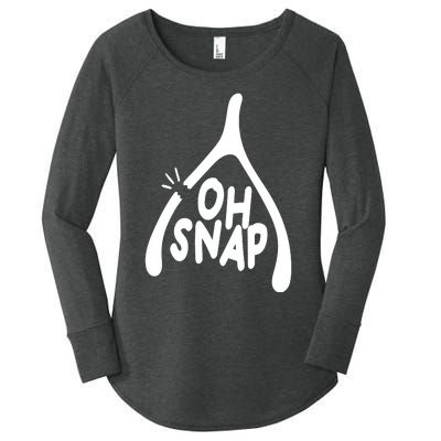 Oh Snap Funny Broken Bone Women's Perfect Tri Tunic Long Sleeve Shirt