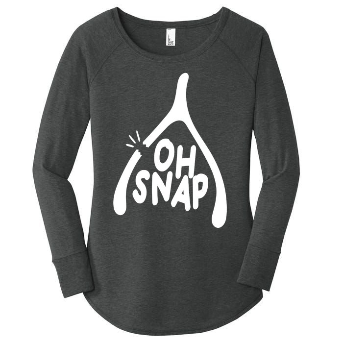 Oh Snap Funny Broken Bone Women's Perfect Tri Tunic Long Sleeve Shirt