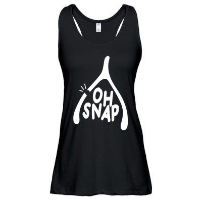 Oh Snap Funny Broken Bone Ladies Essential Flowy Tank