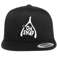 Oh Snap Funny Broken Bone Flatbill Hat