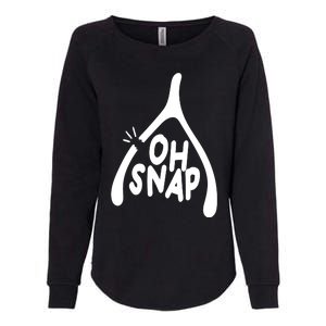 Oh Snap Funny Broken Bone Womens California Wash Sweatshirt