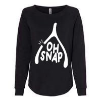 Oh Snap Funny Broken Bone Womens California Wash Sweatshirt