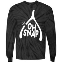 Oh Snap Funny Broken Bone Tie-Dye Long Sleeve Shirt