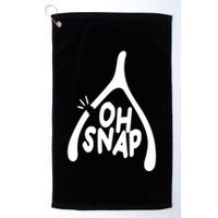Oh Snap Funny Broken Bone Golf Towel