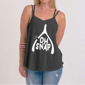 Oh Snap Funny Broken Bone Women's Strappy Tank