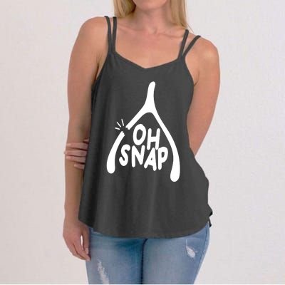 Oh Snap Funny Broken Bone Women's Strappy Tank