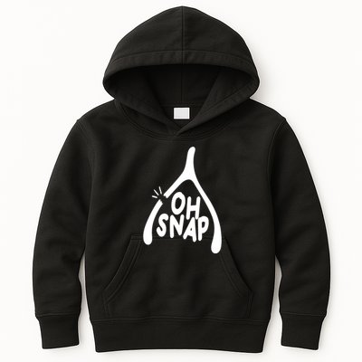 Oh Snap Funny Broken Bone Kids Hoodie