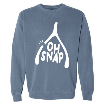 Oh Snap Funny Broken Bone Garment-Dyed Sweatshirt