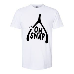 Oh Snap Funny Broken Bone Softstyle CVC T-Shirt