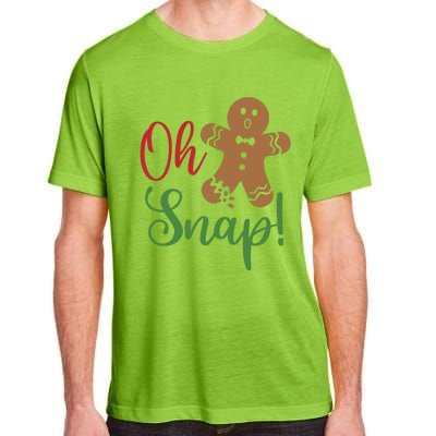 Oh Snap Funny Gingerbread Christmas Adult ChromaSoft Performance T-Shirt