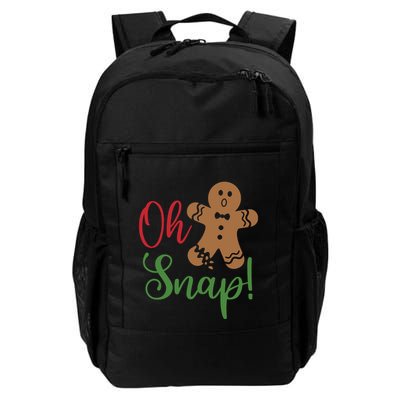 Oh Snap Funny Gingerbread Christmas Backpack