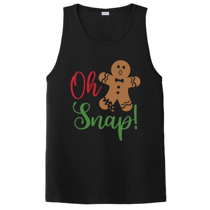 Oh Snap Funny Gingerbread Christmas PosiCharge Competitor Tank