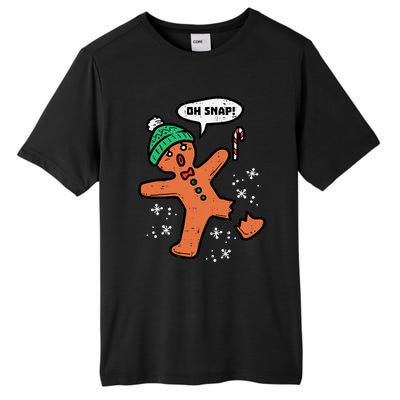 Oh Snap Funny Gingerbread Christmas Xmas Holiday Gift Idea Trending Tall Fusion ChromaSoft Performance T-Shirt