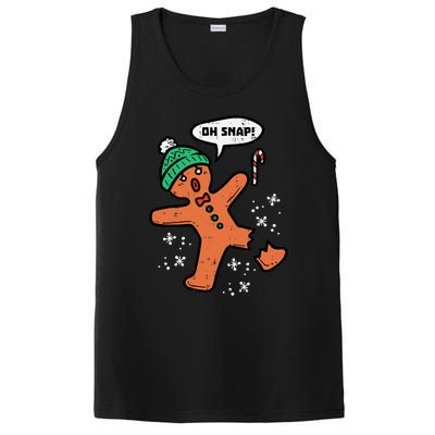 Oh Snap Funny Gingerbread Christmas Xmas Holiday Gift Idea Trending PosiCharge Competitor Tank