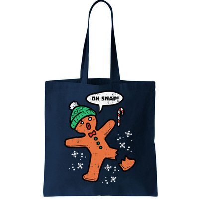 Oh Snap Funny Gingerbread Christmas Xmas Holiday Gift Idea Trending Tote Bag