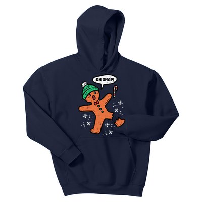 Oh Snap Funny Gingerbread Christmas Xmas Holiday Gift Idea Trending Kids Hoodie