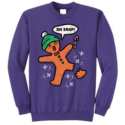 Oh Snap Funny Gingerbread Christmas Xmas Holiday Gift Idea Trending Sweatshirt