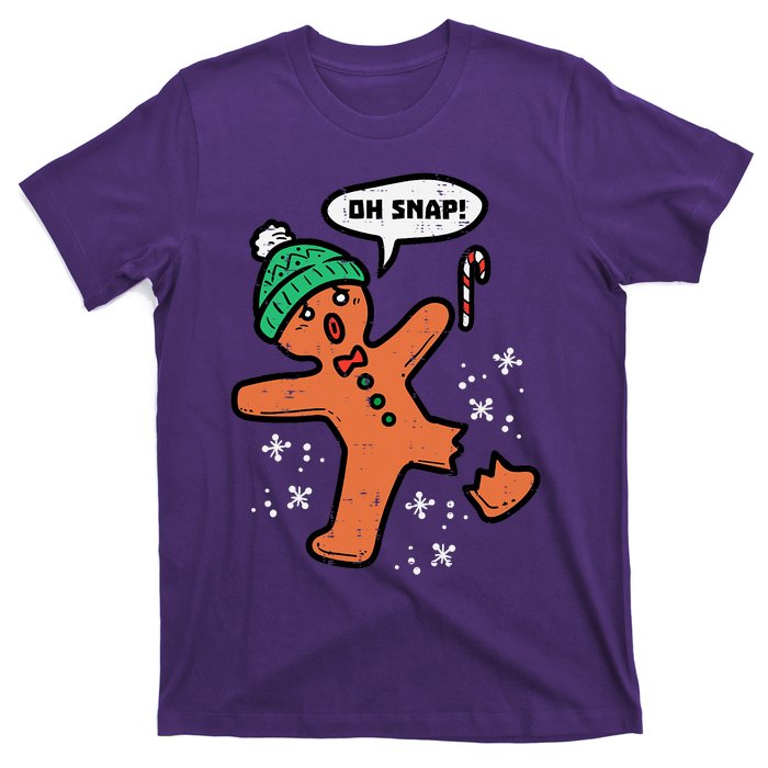 Oh Snap Funny Gingerbread Christmas Xmas Holiday Gift Idea Trending T-Shirt