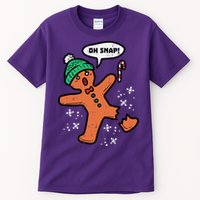 Oh Snap Funny Gingerbread Christmas Xmas Holiday Gift Idea Trending Tall T-Shirt