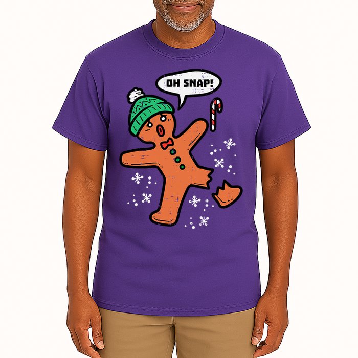 Oh Snap Funny Gingerbread Christmas Xmas Holiday Gift Idea Trending Tall T-Shirt