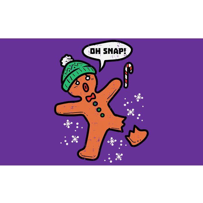 Oh Snap Funny Gingerbread Christmas Xmas Holiday Gift Idea Trending Bumper Sticker