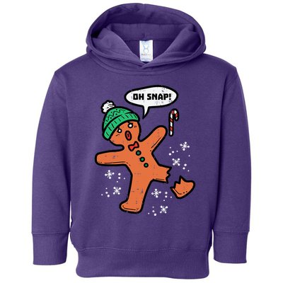 Oh Snap Funny Gingerbread Christmas Xmas Holiday Gift Idea Trending Toddler Hoodie