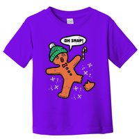 Oh Snap Funny Gingerbread Christmas Xmas Holiday Gift Idea Trending Toddler T-Shirt