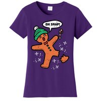 Oh Snap Funny Gingerbread Christmas Xmas Holiday Gift Idea Trending Women's T-Shirt