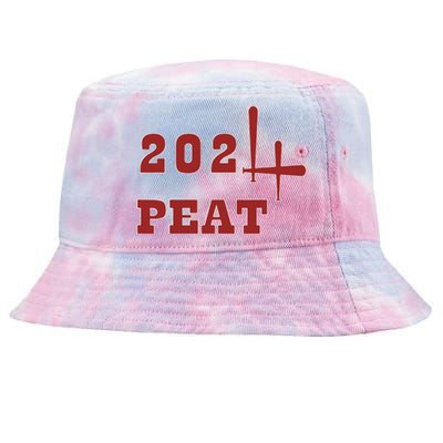 Oklahoma Softball Four Peat 2024 Celebration Tie-Dyed Bucket Hat