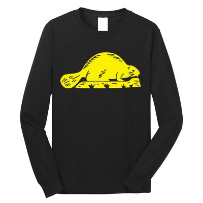 Oregon State Flag Beaver Long Sleeve Shirt