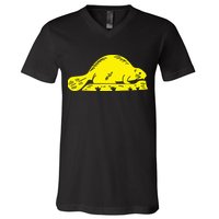 Oregon State Flag Beaver V-Neck T-Shirt