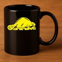 Oregon State Flag Beaver 11oz C Handle Ceramic Mug