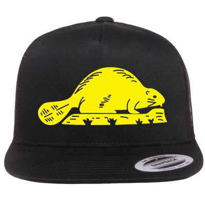 Oregon State Flag Beaver Flatbill Hat