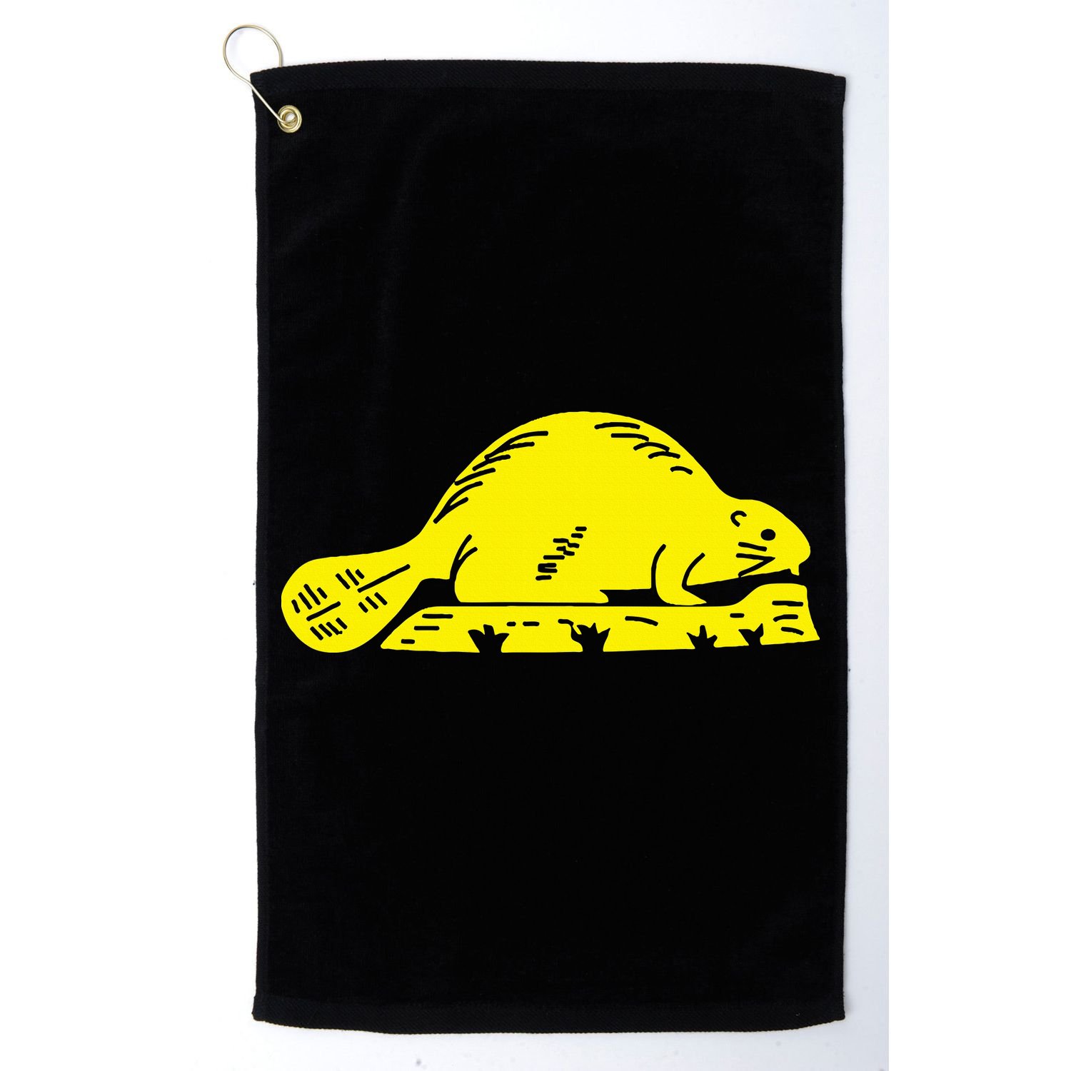 Oregon State Flag Beaver Golf Towel