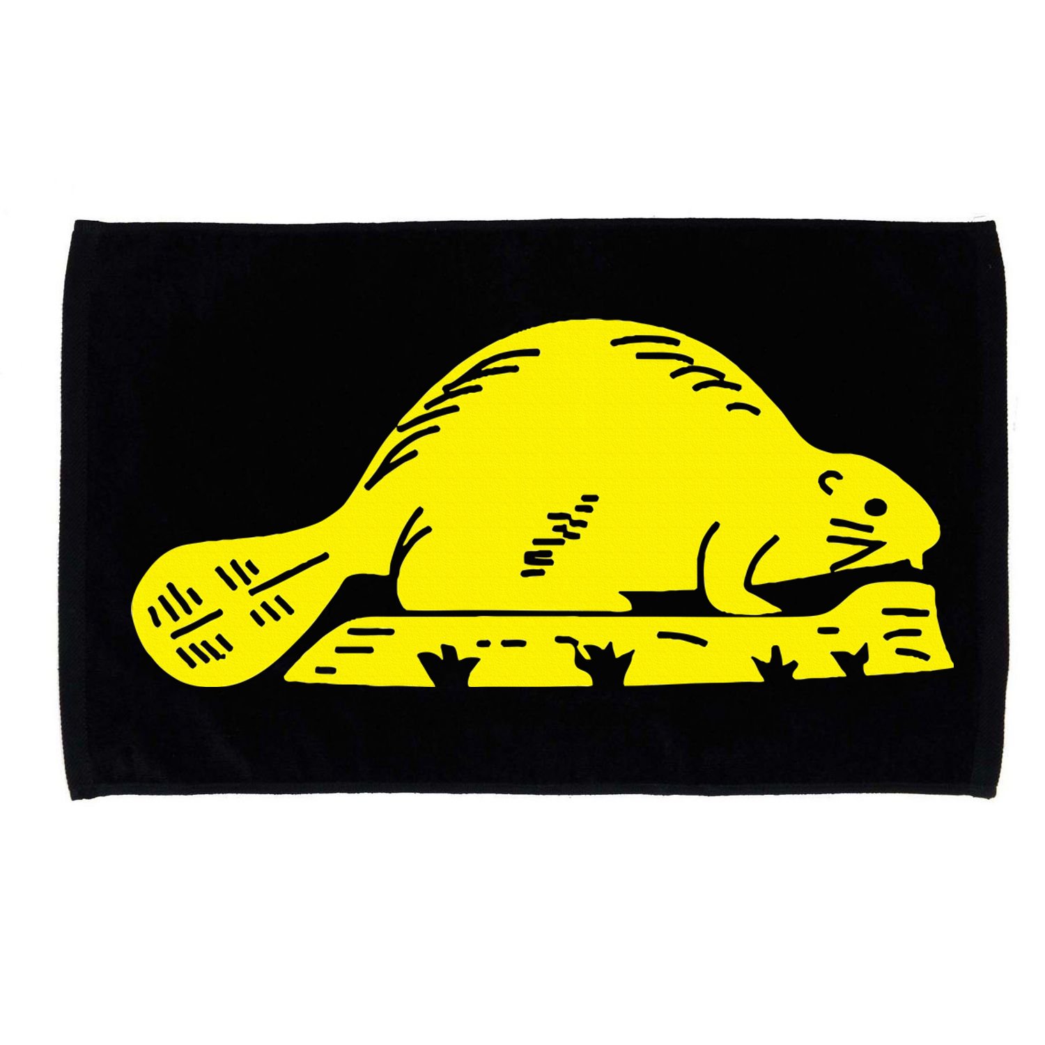 Oregon State Flag Beaver Microfiber Hand Towel