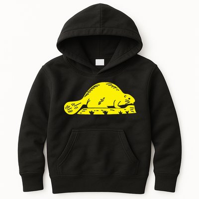 Oregon State Flag Beaver Kids Hoodie