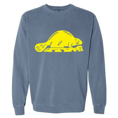 Oregon State Flag Beaver Garment-Dyed Sweatshirt