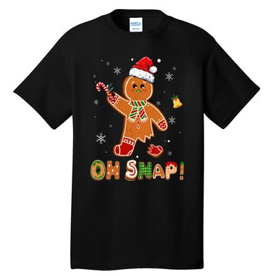 Oh Snap Gingerbread Funny Christmas Xmas Tall T-Shirt