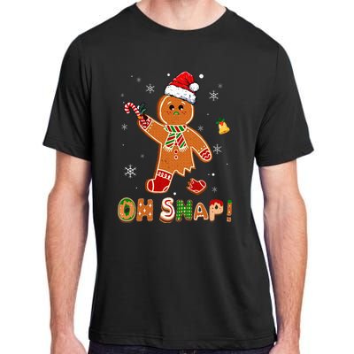 Oh Snap Gingerbread Funny Christmas Xmas Adult ChromaSoft Performance T-Shirt