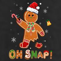 Oh Snap Gingerbread Funny Christmas Xmas 11oz C Handle Ceramic Mug