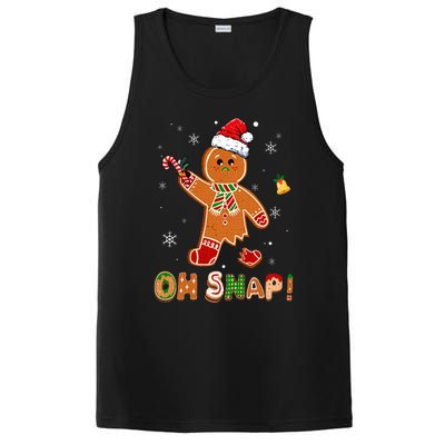 Oh Snap Gingerbread Funny Christmas Xmas PosiCharge Competitor Tank